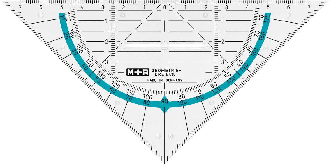 M+R Geodreieck 16cm