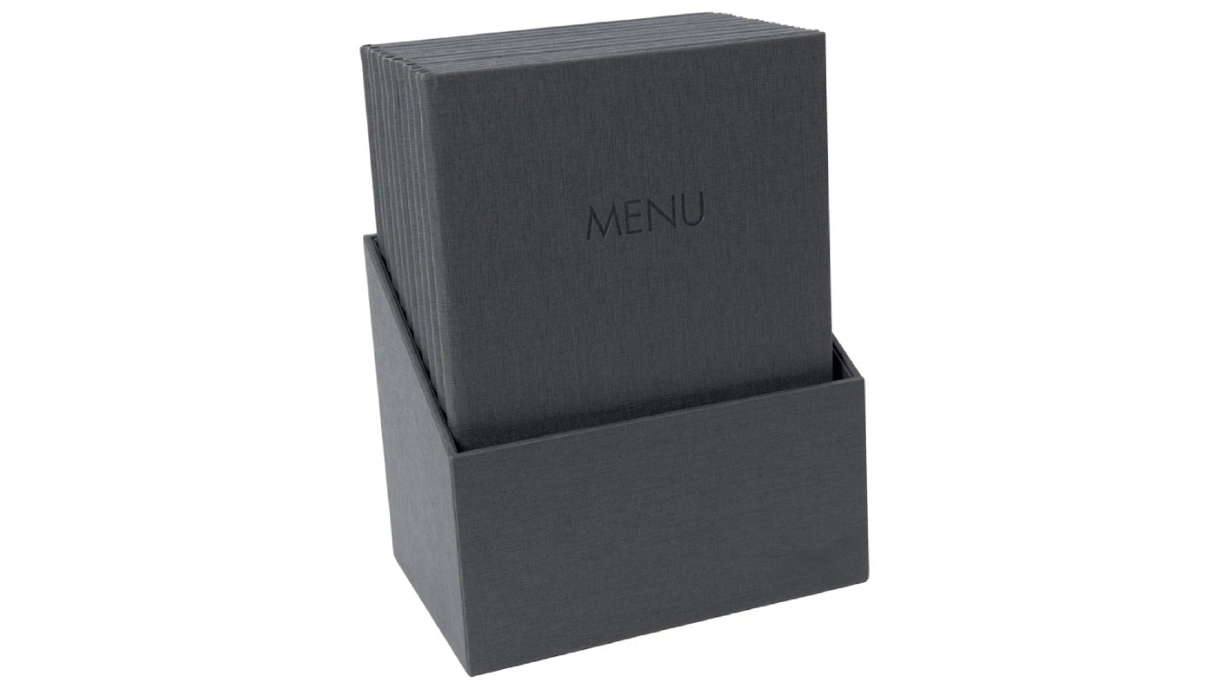 SIGEL Pochettes pour menus - avec reliure élastique - pour 8 pages
