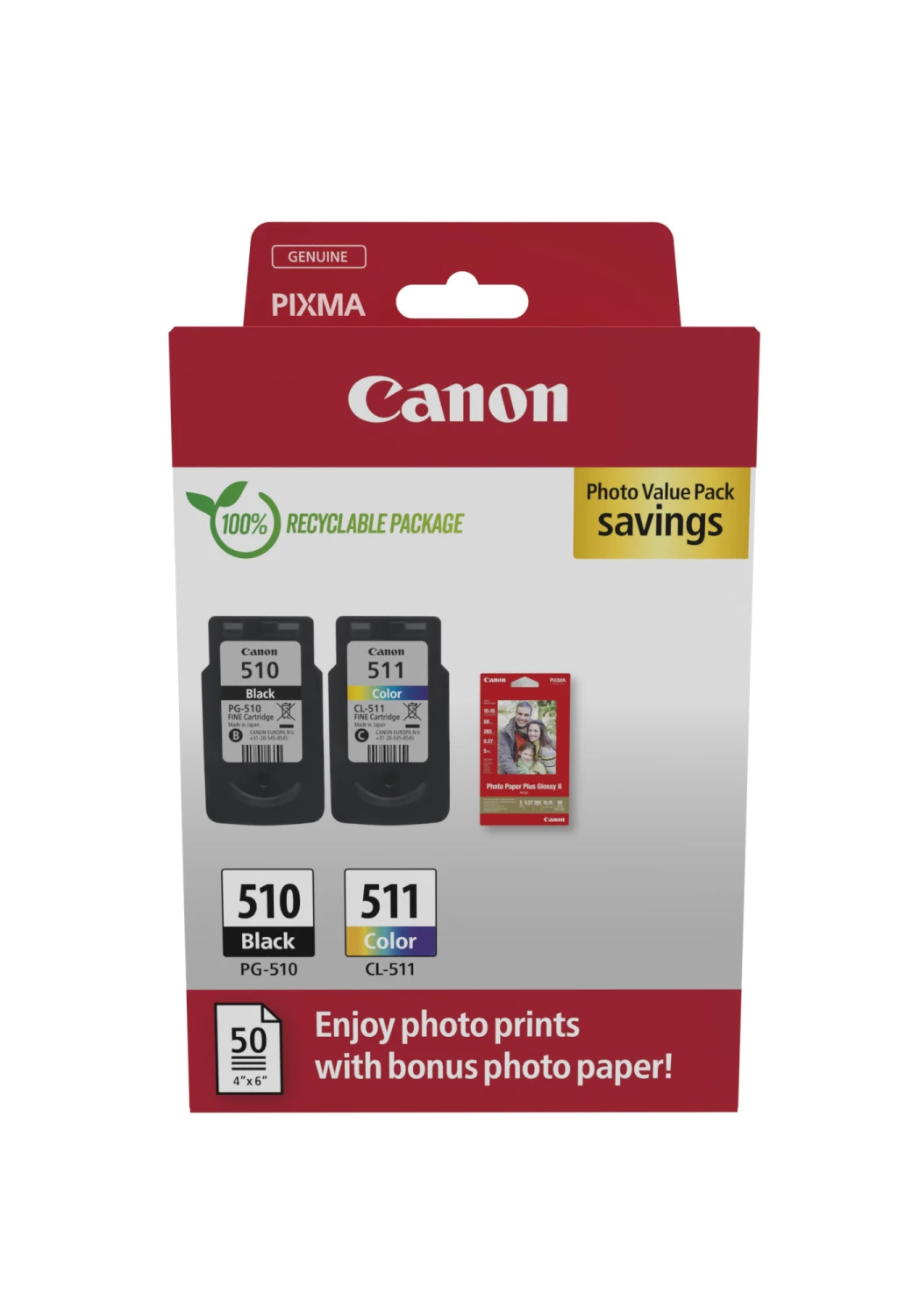 CANON Photo Value Pack BKCMY