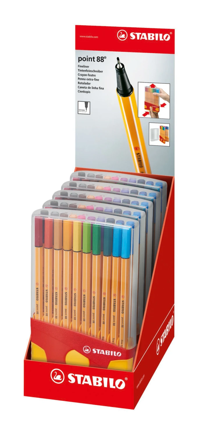 STABILO Faserschreiber Point 88 - Box (20x)