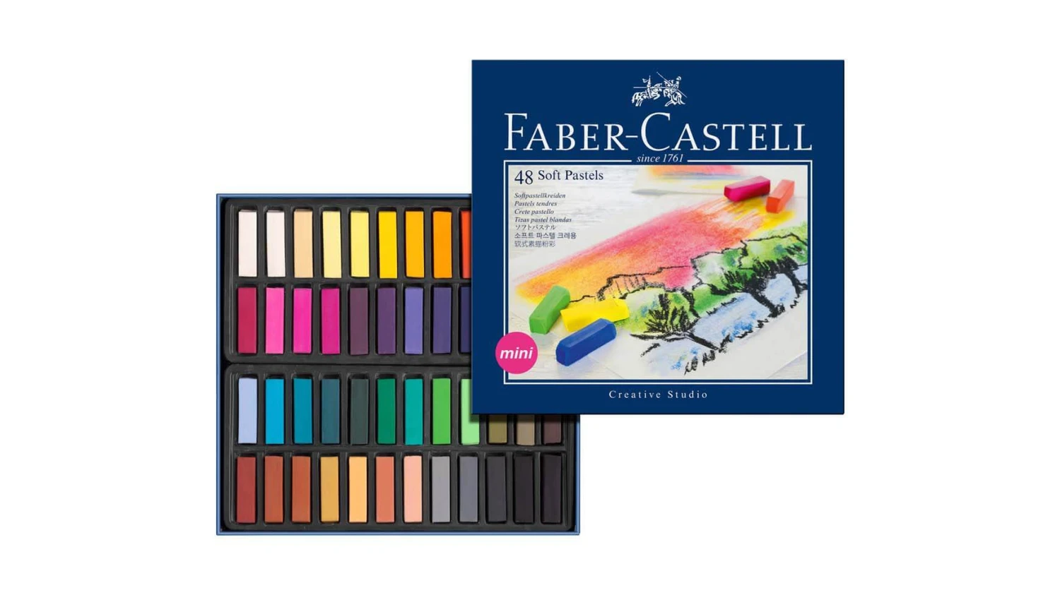 FABER-CASTELL Softpastellkreiden Mini (48x)