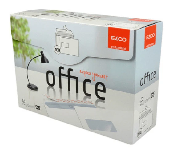 ELCO Briefumschläge Office C5, Fenster links