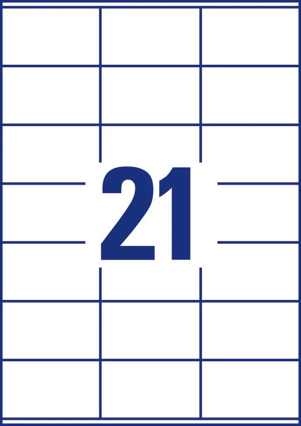 AVERY ZWECKFORM 3481 Étiquettes, 70 x 41 mm, 100 feuilles