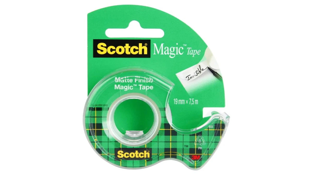SCOTCH Magic Tape 810 - 19mm x 7.5m sur dérouleur