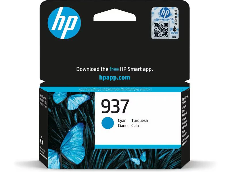 HP Cart. d'encre 937 cyan