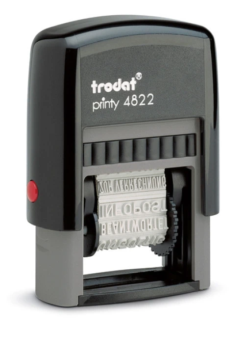 TRODAT Printy 4822 Tampon multi-textes en français