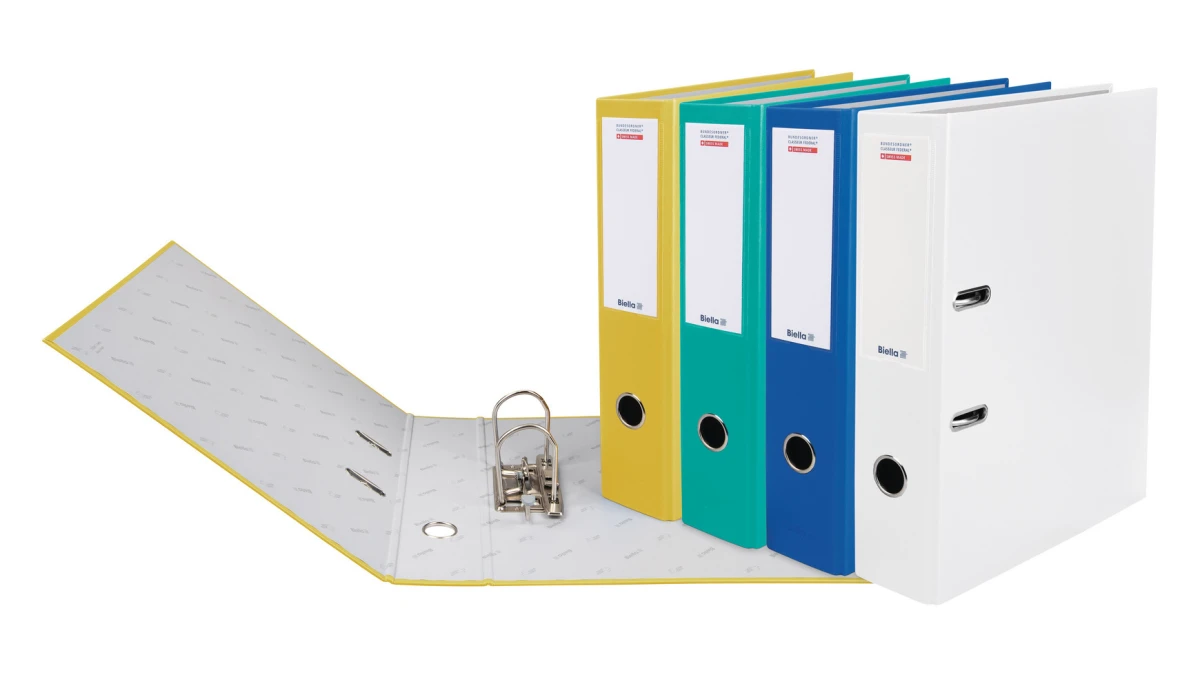 Biella Bundesordner mit 7 cm Rückenbreite, blau