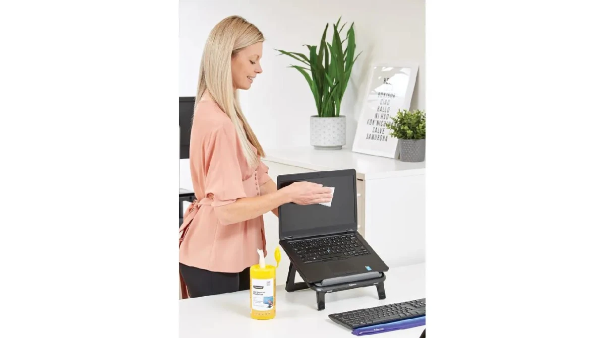FELLOWES Chiffons de nettoyage pour écran, boîte