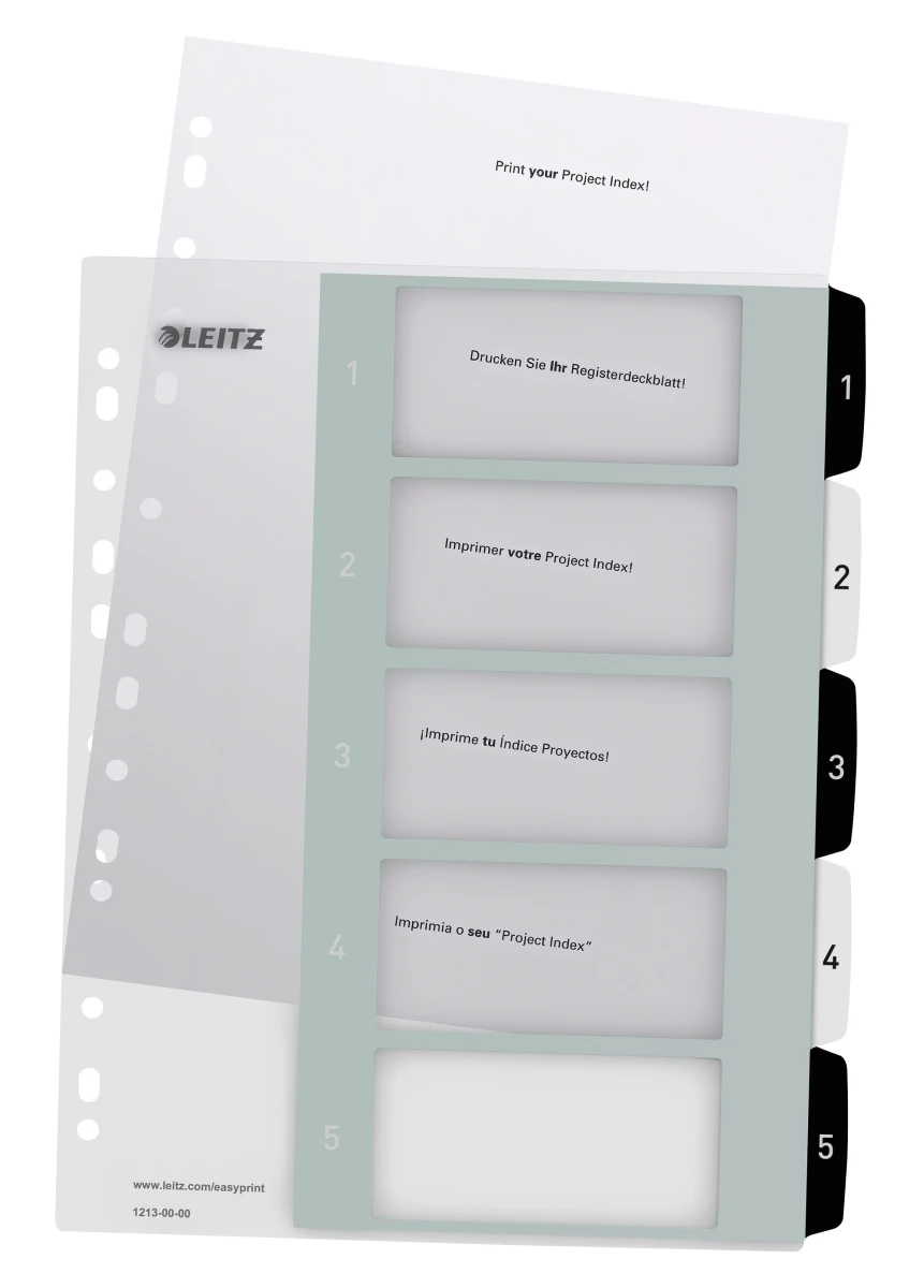 LEITZ Répertoire de chiffres WOW 1 - 5