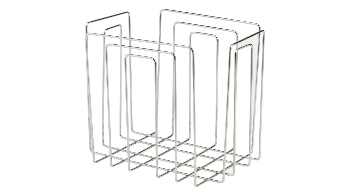 TMP Collecteur de papier/journaux chrome
