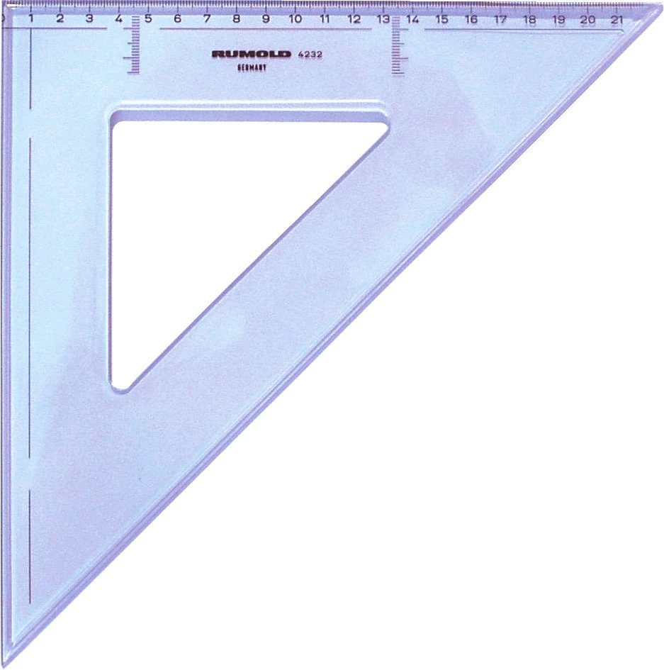 RUMOLD Zeichendreieck 21cm