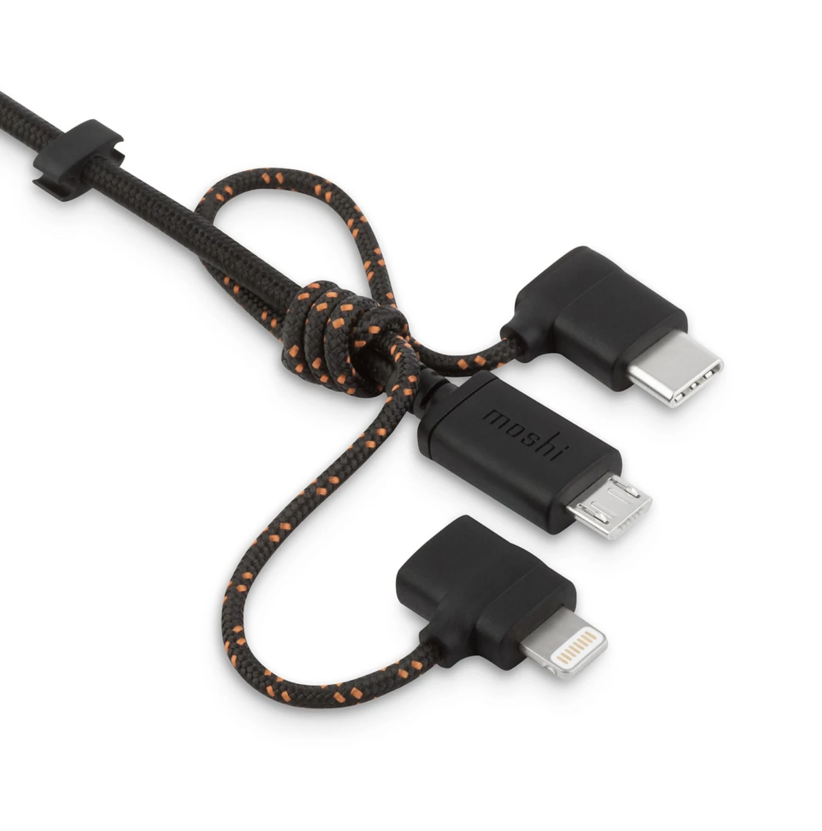 Moshi USB vers Lightning, Micro-USB & USB-C Kabel 1 m