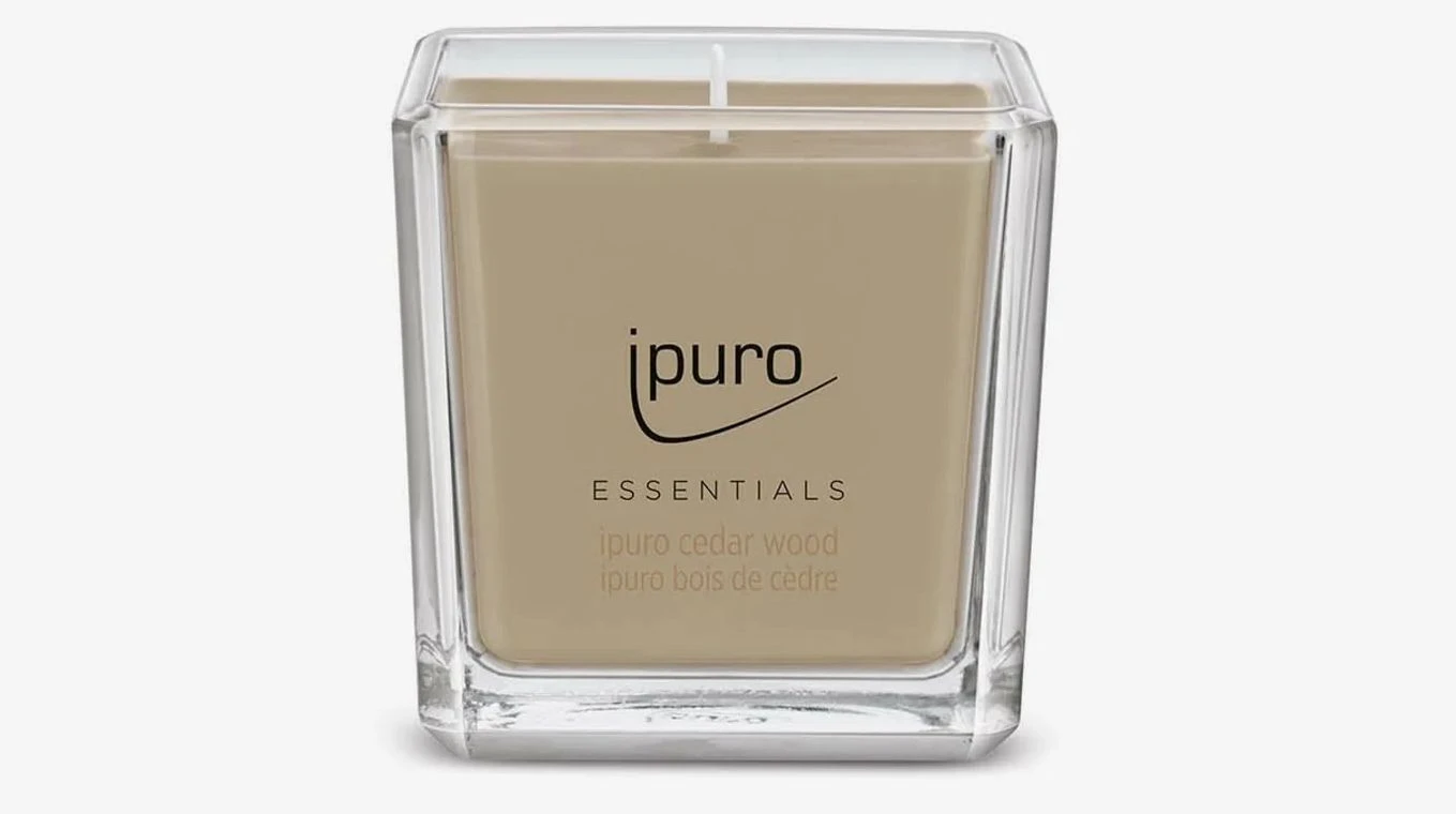 IPURO Bougie parfumée Essentials Cedar Wood