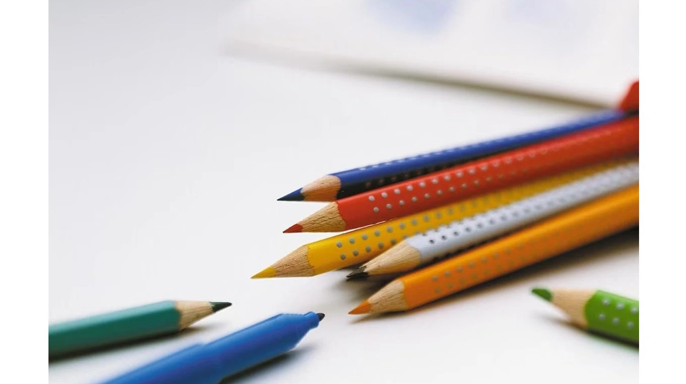 FABER-CASTELL Farbstifte Colour GRIP - 6 Farben