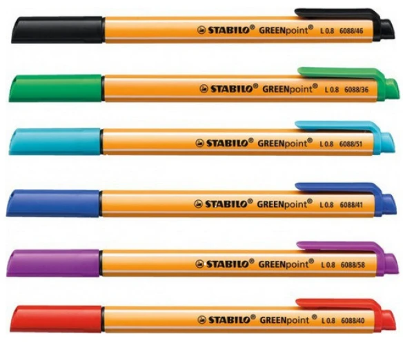 STABILO Stilo fibre GREENpoint 0.8mm