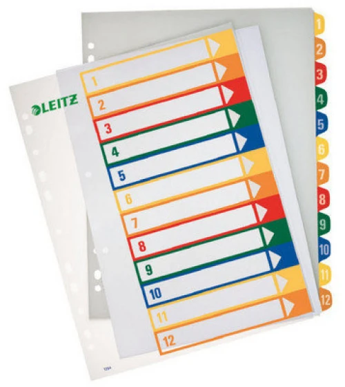 LEITZ Zahlenregister 1 - 12