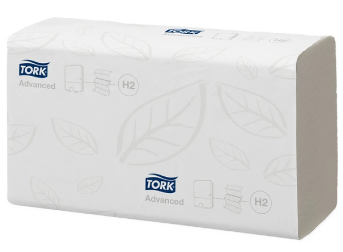 TORK Essuie-mains Advanced pliage Z, 2 couches, blanc