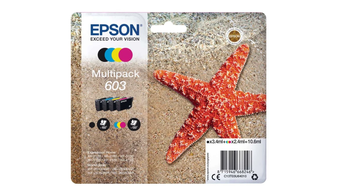 EPSON Multipack Tinte 603 CMYBK