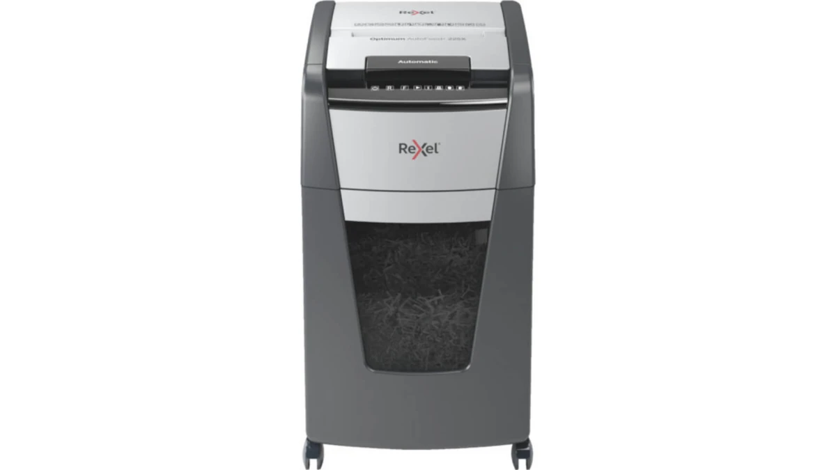 REXEL Destructeur docum. Optimum AF+ 225X 60lt
