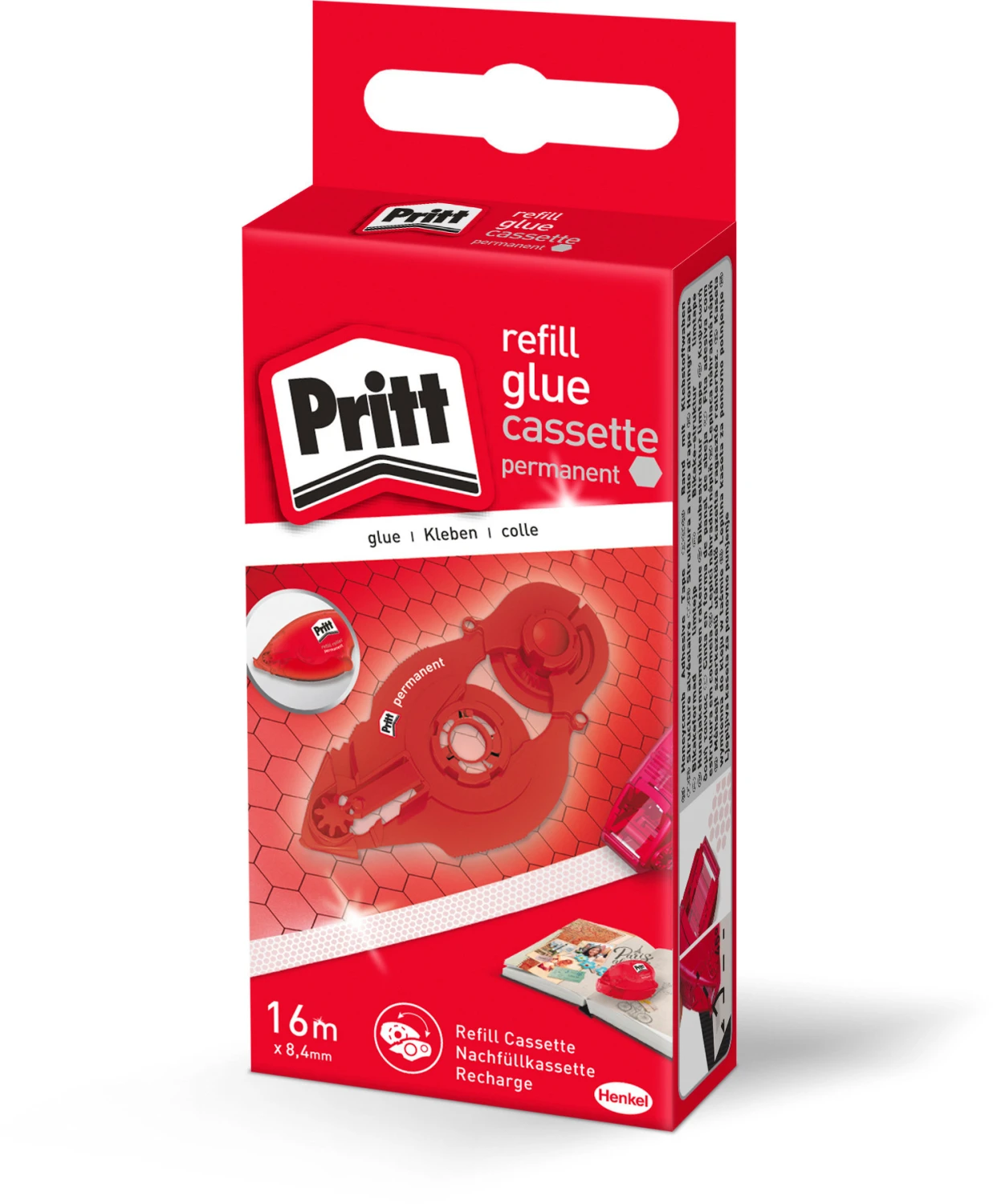PRITT Cassette refill 8.4mmx16m - permanent