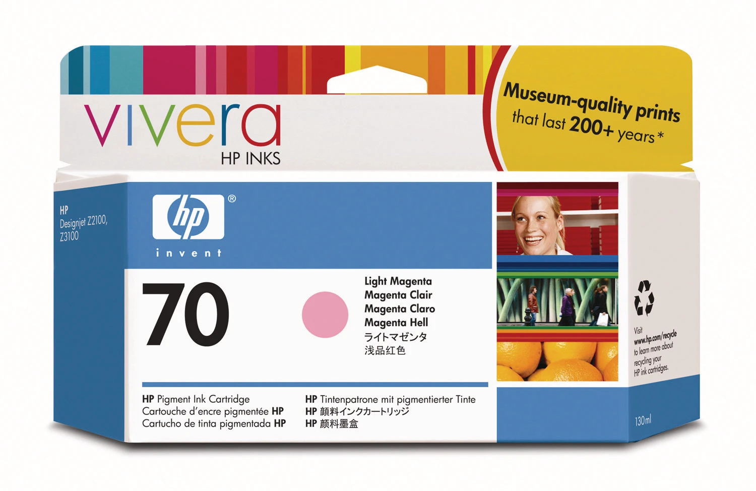 HP Tintenpatrone 70 light magenta