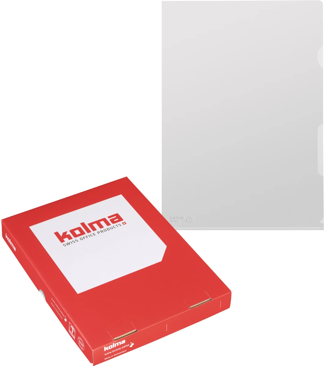 KOLMA VISA Dossier Superstrong A4 farblos - 100 Stk.