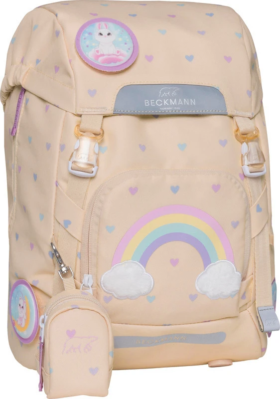 BECKMANN Schulrucksack Classic mit Wendetasche