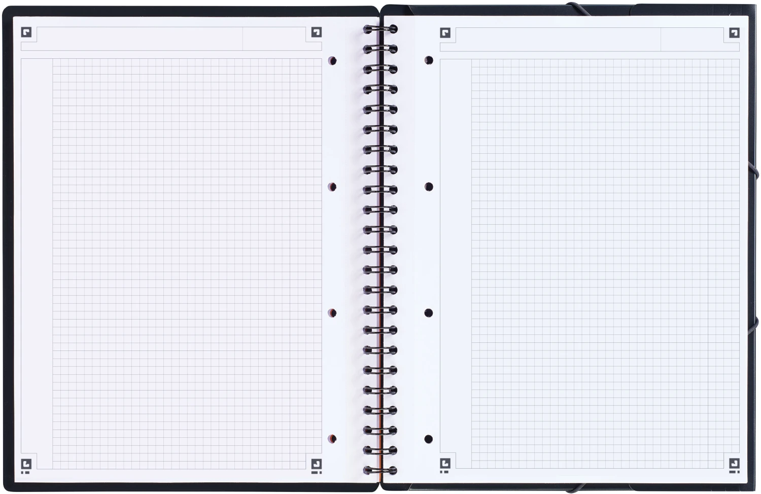 Meetingbook A4+ 5mm quadr.gris