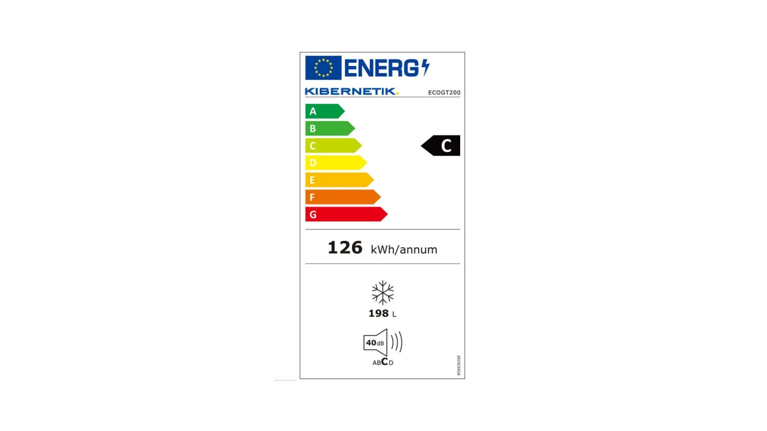 KIBERNETIK Congélateur bahut ECOGT200
