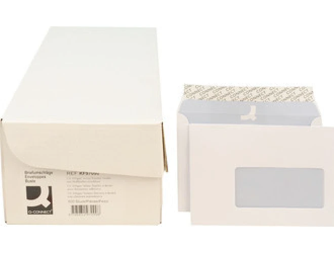 Q-Connect Couverts C6 100g/m2 - Fenster rechts