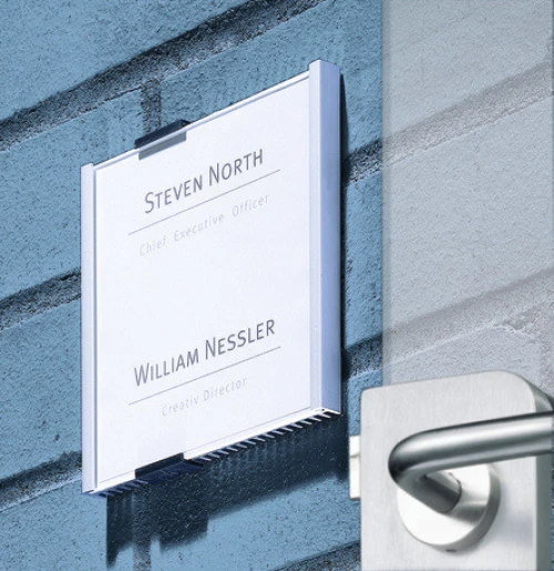 DURABLE Plaque de porte 149 x 148.5 mm