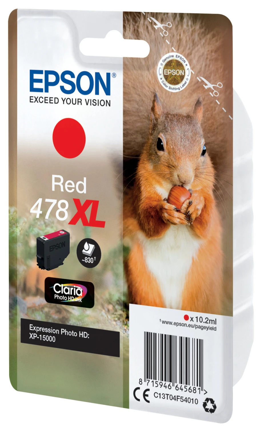 EPSON Tintenpatrone 478XL rot