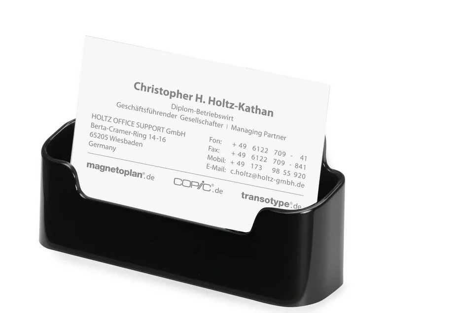 DEFLECTO Porte-cartes de visite