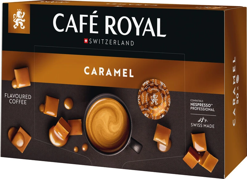 CAFÉ ROYAL Dosettes Professional Caramel 50 pièces