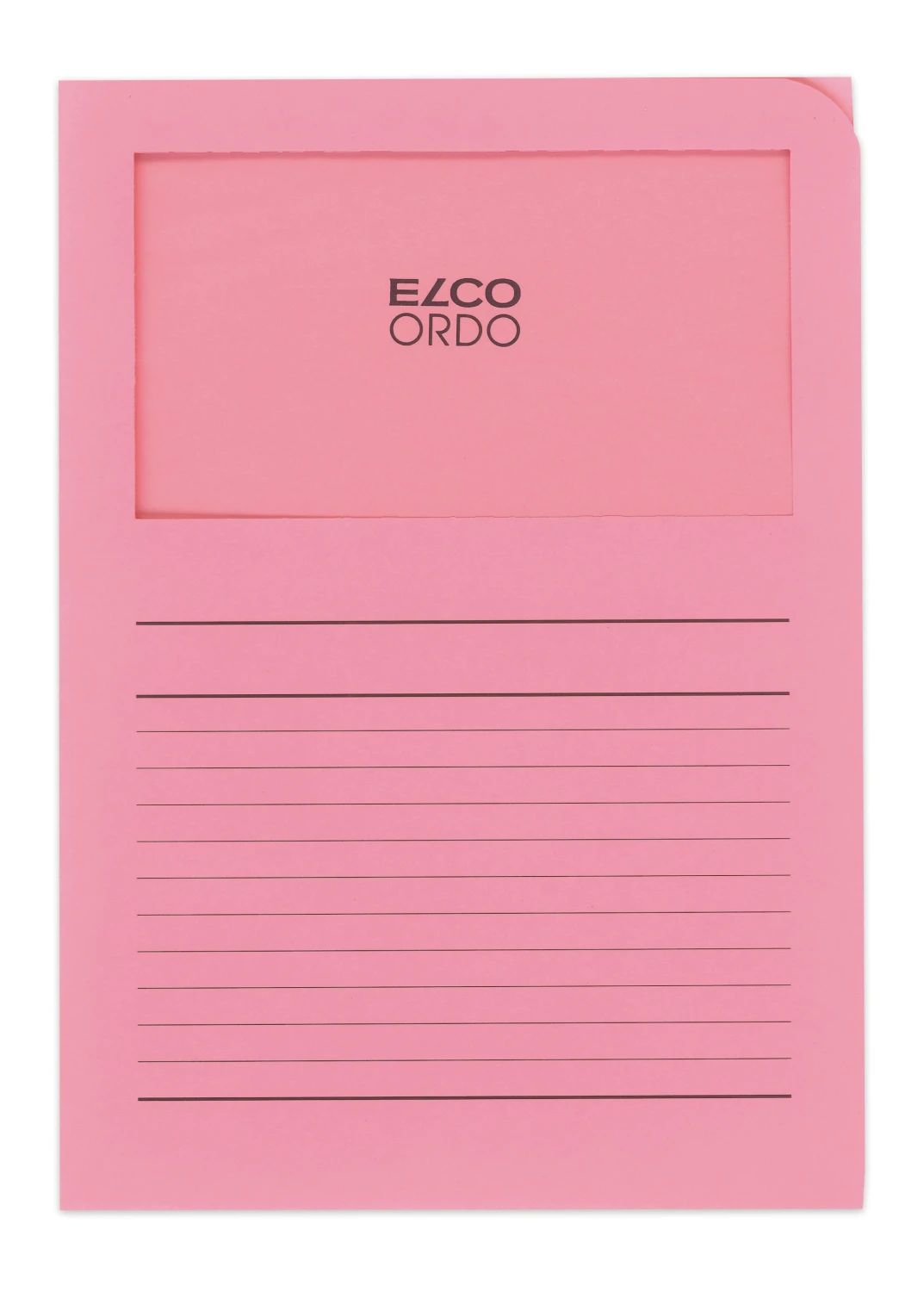 ELCO Ordo Classico avec lignes, rose, paquet de 100 pièces