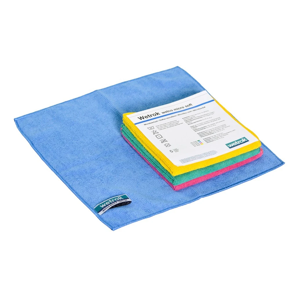 WETROK Mikrofasertuch wetco micro soft 38, 5 Stück