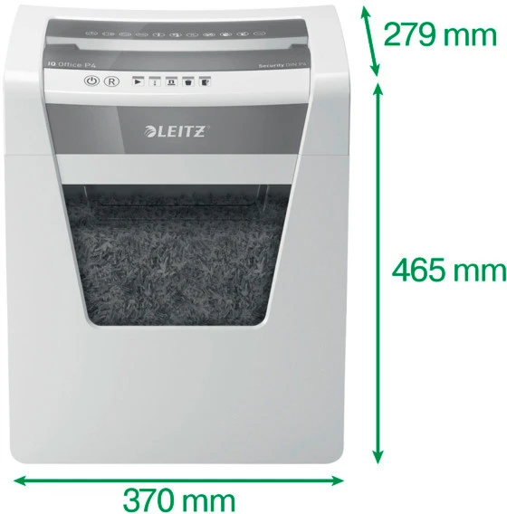 LEITZ Destructeur documents IQ Office, P-4, 23lt