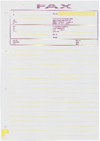 BÜROLINE Bloc téléfax D/F/I/E A4