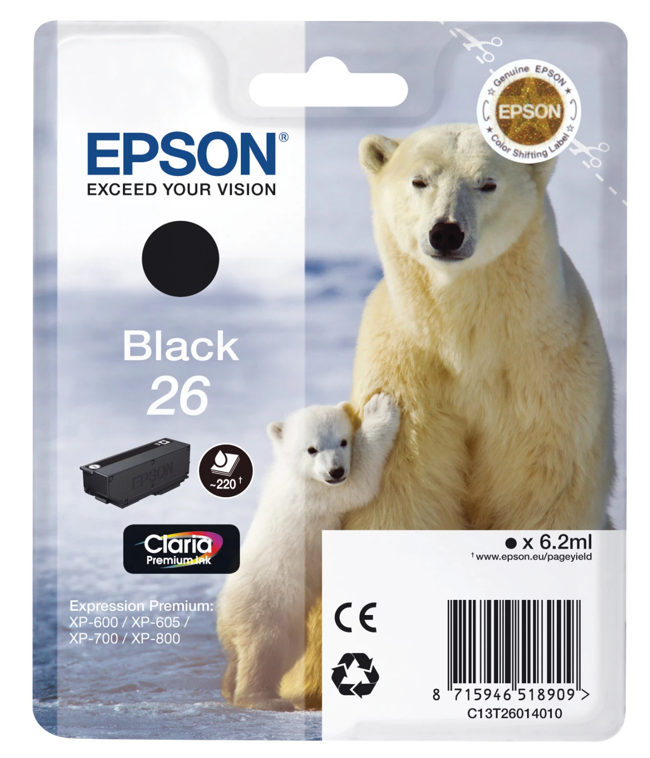 EPSON Tintenpatrone schwarz