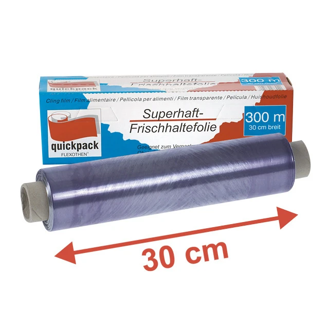 Film alimentaire avec distributeur 8.5 my, 4 pièces