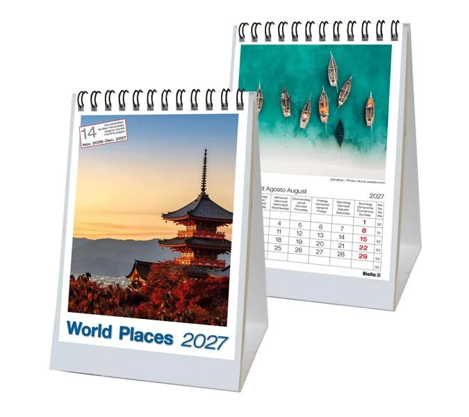 BIELLA Pultkalender Desktop Imago Format 10,5 x 14.8  cm