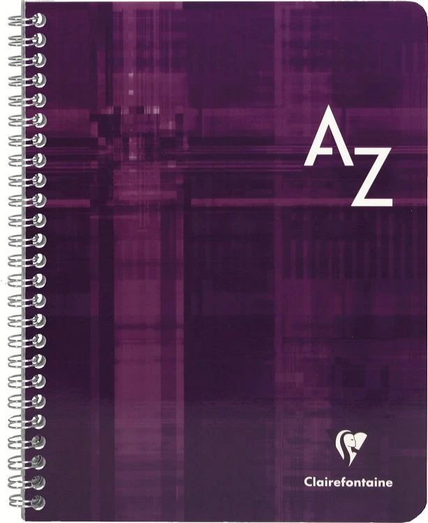 CLAIREFONTAINE Spiralheft mit Index 17 x 22cm