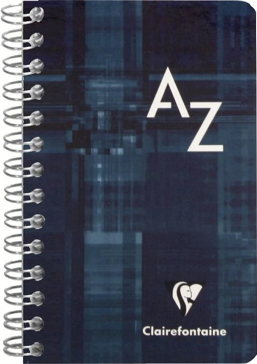 CLAIREFONTAINE Spiralheft mit Index 7.5 x 12 cm