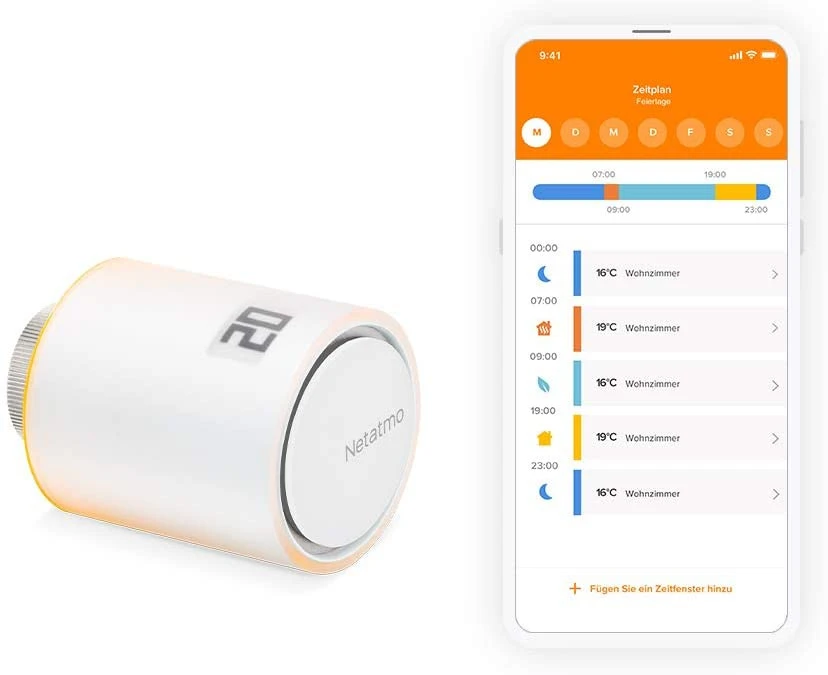 Netatmo Tête Thermostatique Intelligente (1x) - DE
