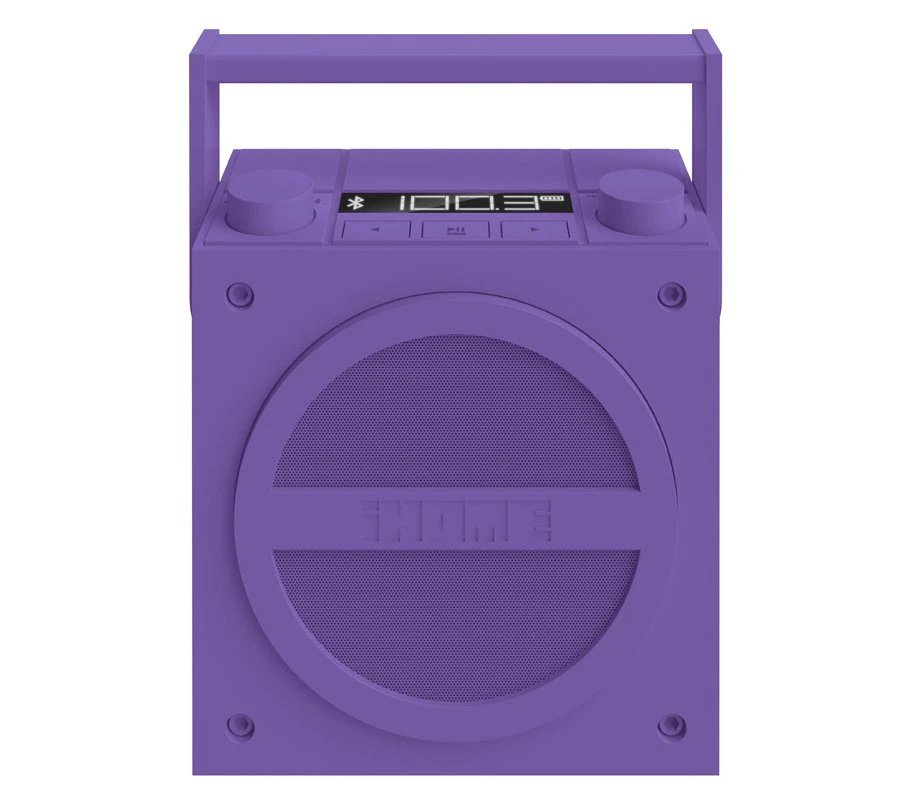 iHome IBT4U BT Boombox Haut-parleur avec radio FM
