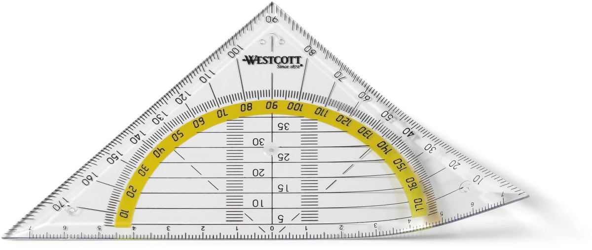 WESTCOTT Equerre 14 cm, flexible