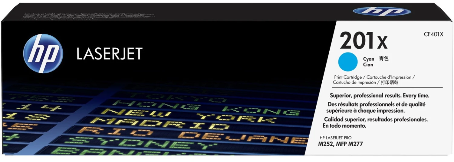 HP Toner-Modul 201X cyan