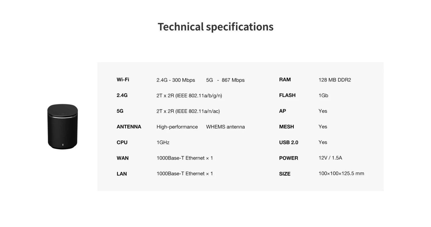 Mercku M2 Queen Wi-Fi Router