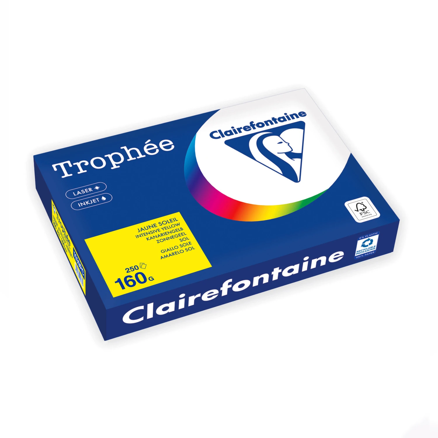 CLAIREFONTAINE Kopierpapier Trophée Intensiv A3, 160 g/m², 250 Blatt