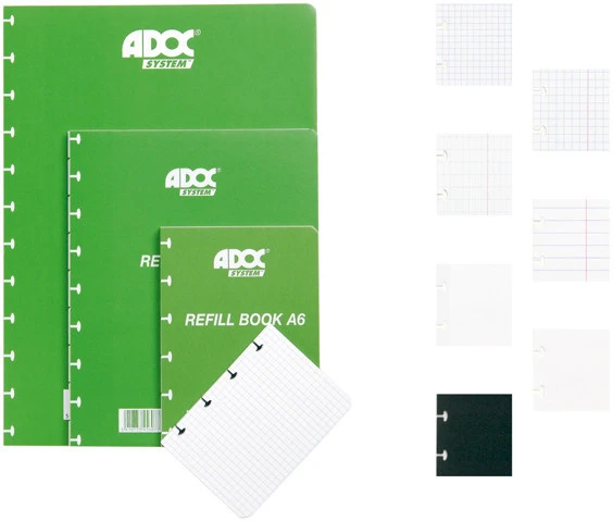 ADOC Cahier de notes Pap-Ex feuilles de rechange A4